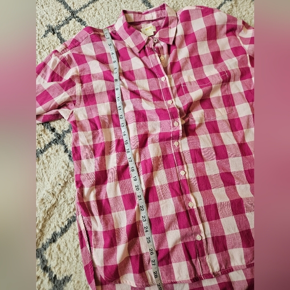 Maeve For Anthropologie Bennett Plaid Button Down Medium - Picture 5 of 7